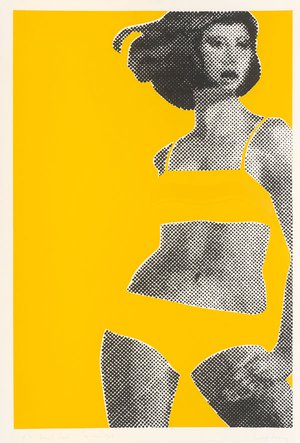 Gerald Laing; Sandra from the series Baby Baby Wild Things, 1968. Screenprint Circ.672 1968 Collection: Victoria and Albert Museum, London.