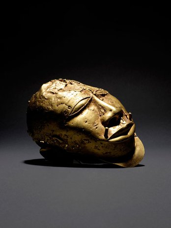 Gold Trophy Head, 19th century or earlier, Asante Kingdom, c. The Wallace Collection